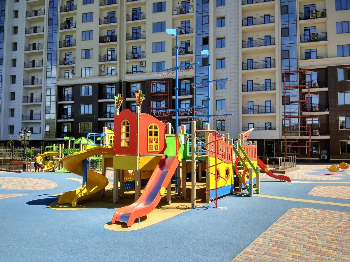 Аркадия Студия С Балконом Частичный Вид Моря Первая Линия От Моря Odesa Exterior foto